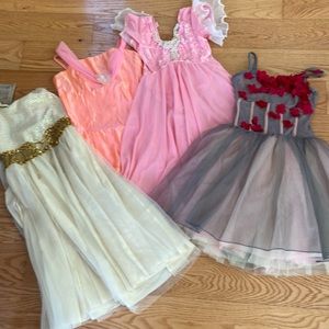 4 dance leotard costume dresses sz Child L curtain call